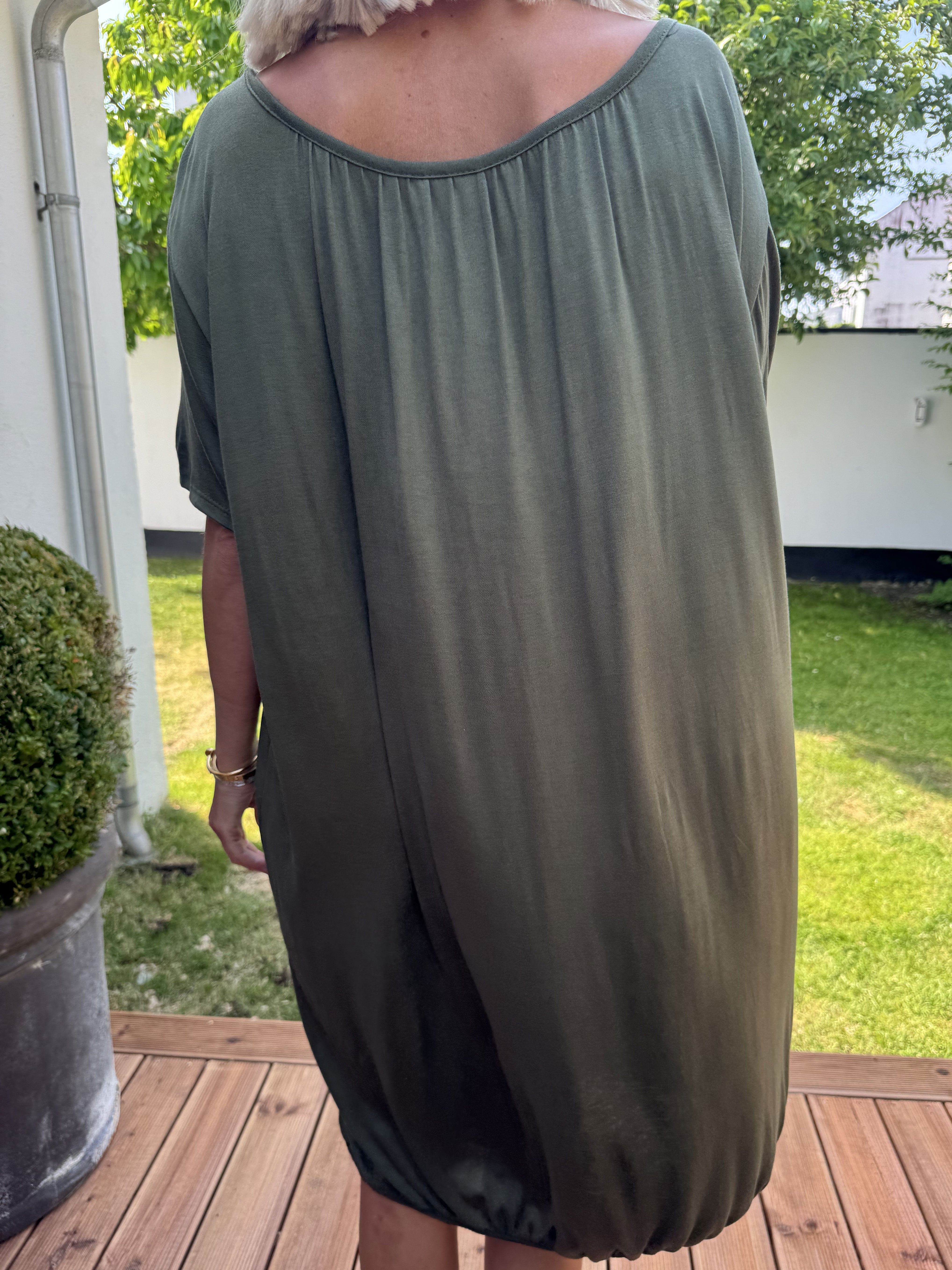 Miracle Dress - Basic klänning i viskos med resår nedtill